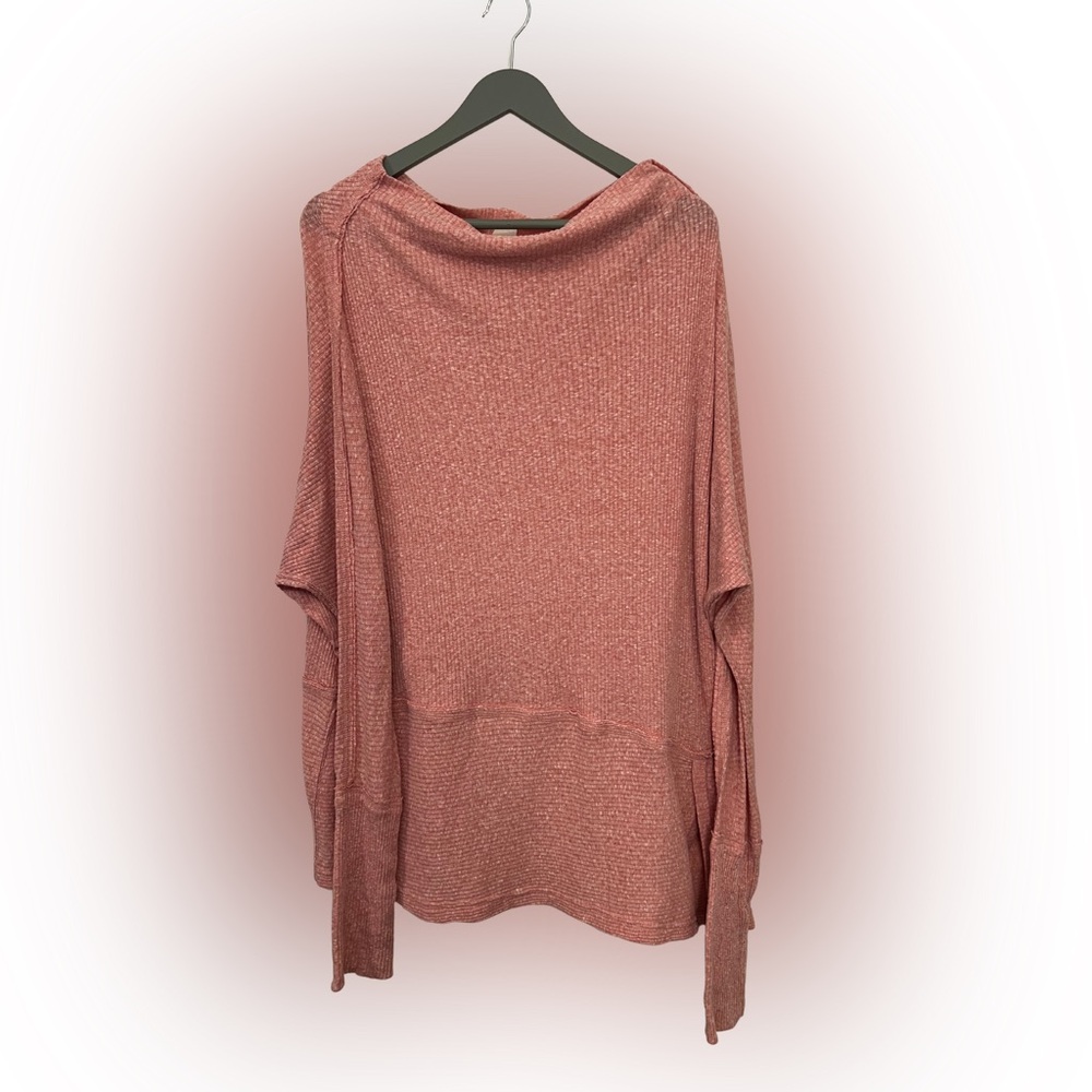 🌸 We The Free Dusty Rose Cowl Neck Sweater (Size M)